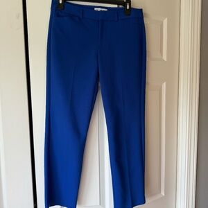 Women's cropped royal blue dress pants size 2, Elle brand